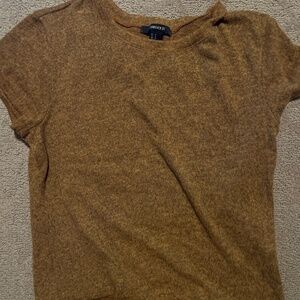 Forever 21 brown soft baby tee